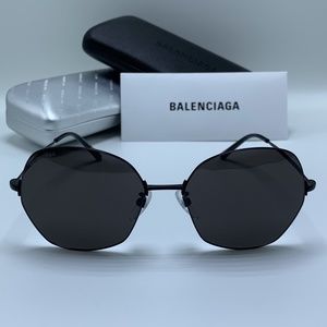 Balenciaga Sunglasses BB0014S 001 Black / Grey